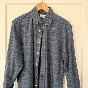Taylor Stitch - Men's "The Jack" Casual Shirt in Navy Slub, size Medium
